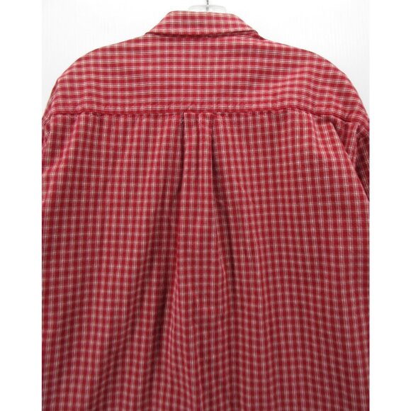 VINTAGE Structure Shirt XL Button Down Oxford Plaid Pocket Twill 90s Y2K - Picture 8 of 10